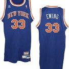 Mens Patrick Ewing Knicks Throwback jersey blue