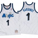 Mens Anfernee Penny Hardaway Orlando Magic Throwback jersey white stripe