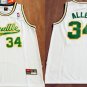 Mens Ray Allen seattle Sonics throwback jersey white