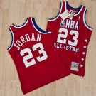 Mens Michael Jordan Chicago Bulls 1989 all star jersey blue