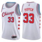Mens / Youth Scottie Pippen Chicago Bulls city jersey white