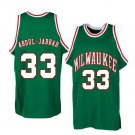 Men's / Youth kareem abdul jabbar Milwaukee Bucks throwback jersey  green