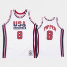 Mens Scottie Pippen Dream Team USA 1992 Olympics white