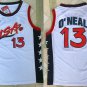 Mens shaq Shaquille O'Neal 1996 Dream Team USA jersey white