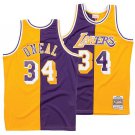 Mens shaq Shaquille O'Neal Lakers split  jersey