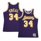 Mens /  Youth shaq Shaquille O'Neal Lakers statement retro Throwback  jersey   purple