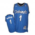 Mens / Youth Tracy McGrady Orlando  Magic Throwback jersey blue pinstripe