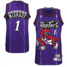 Mens  Tracy McGrady Toronto Raptors throwback jersey purple