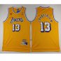 Mens Wilt Chamberlain Lakers 13  throwback jersey yellow