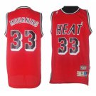 Men's Alonzo Mourning Miami Heat  throwback jersey red