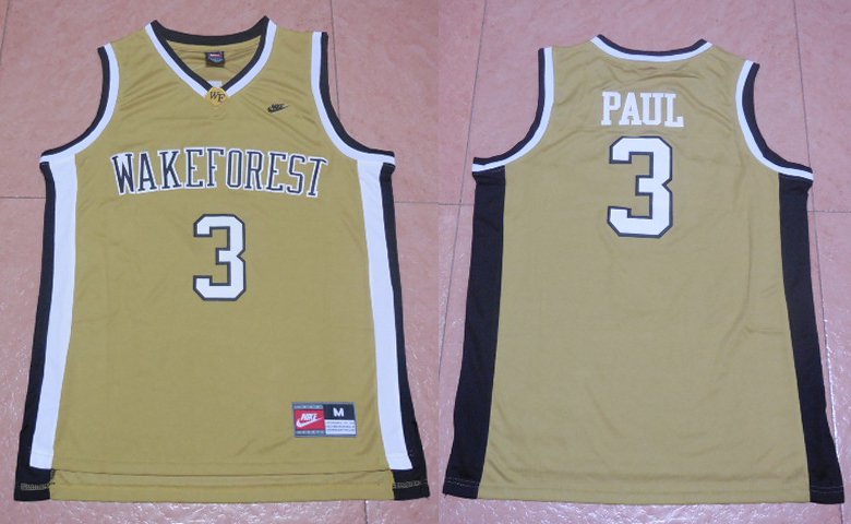 Mens' Chris Paul Wake forest  college basketball JERSEY