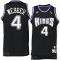 Mens' Chris Webber Kings throwback jersey black