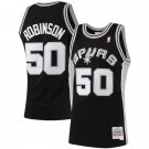Men's David Robinson Spurs Throwback  jersey black