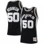 Men's David Robinson Spurs Throwback  jersey black