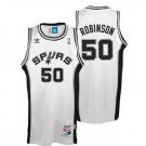 Men's David Robinson Spurs Throwback  jersey white