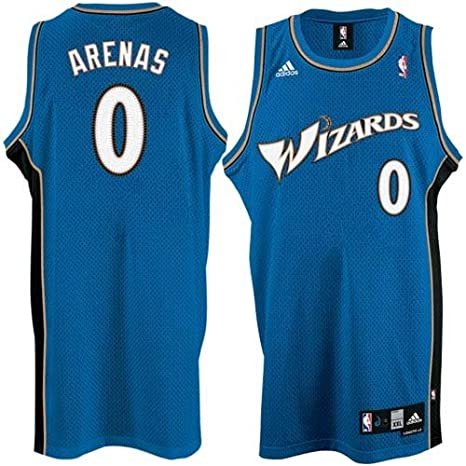 Men's gilbert arenas  Washington Wizards jersey blue