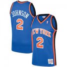 Men's Larry Johnson Knicks throwback jersey blue