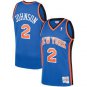 Men's Larry Johnson Knicks throwback jersey blue