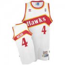 Men's Spud Webb Atlanta Hawks throwback jersey white
