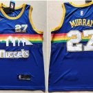 Men's  Denver Nuggets #27 Jamal Murray throwback skyline Jersey blue