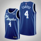 Men's / Youth Alex Caruso Lakers throwback classics jersey blue