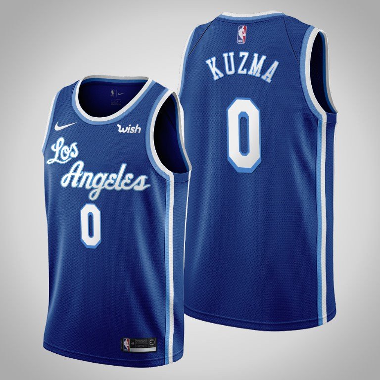 kyle kuzma blue jersey