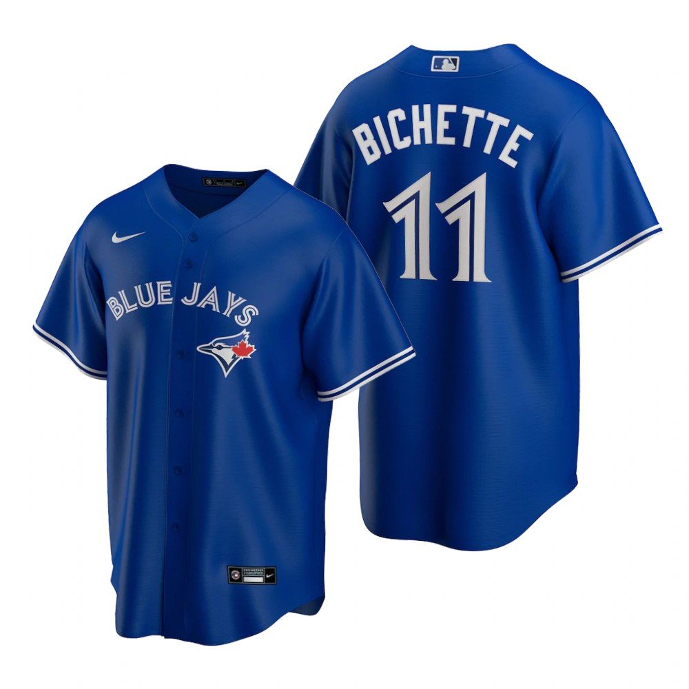 Toronto blue jays #11  bo bichette  cool Base Jersey Blue