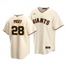 Men's  / Youth SFG #28 Buster Posey Jersey Cream