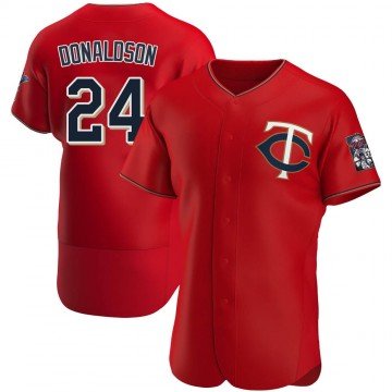 Men's Josh Donaldson  MIN authentic jersey red