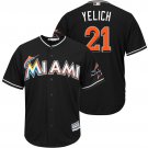 Men's / Youth boys MIA 21 Christian Yelich  Player Jersey black
