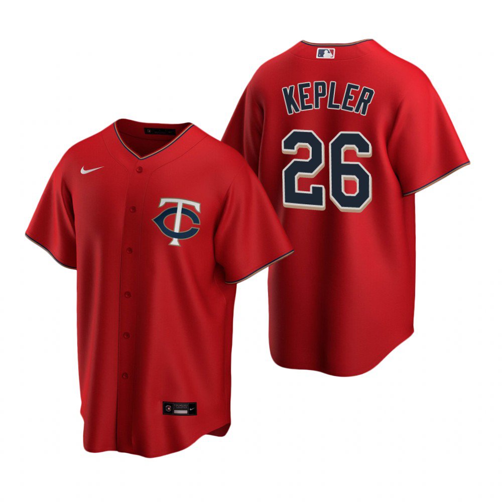 Youth boys Max Kepler Minnesota Twins #26 cool base Jersey red