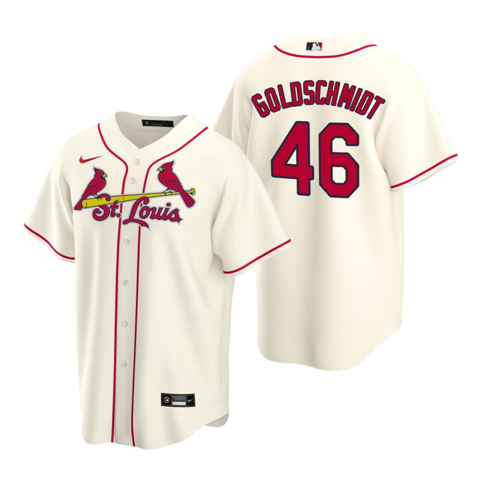 Men's / Youth Paul Goldschmidt SL cardinals jersey cream