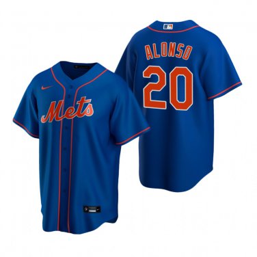 Authentic Youth Pete Alonso Royal Blue Alternate Road Jersey - #20