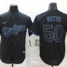 Men's LAD #50 Mookie Betts Black Player Jersey
