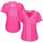 Women's Gerrit Cole NYY 45 pink jersey