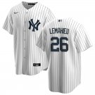 Youth Kids d.j. lemahieu NYY white pinstripe Jersey