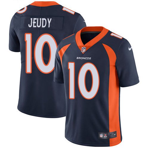 Youth Jerry Jeudy Denver Broncos color rush jersey navy blue