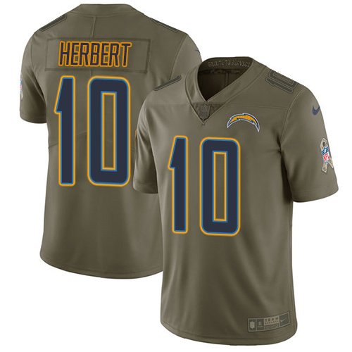 Men's / Youth / Women Justin Herbert Los angeles Chargers salute to ...