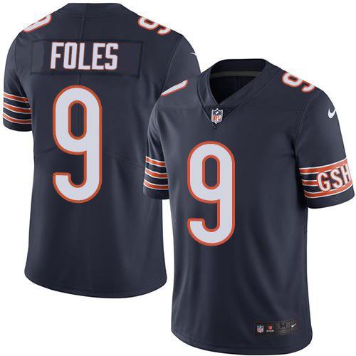 Men's / Youth / Women Nick Foles chicago bears color rush Jersey navy blue