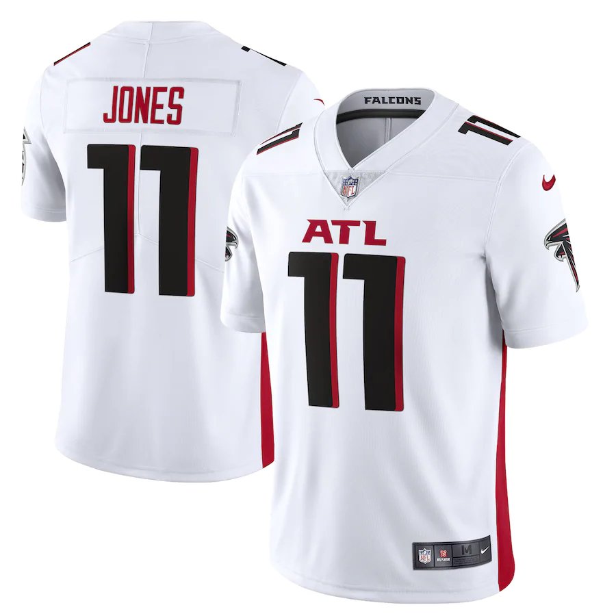 Men's Atlanta Falcons #11 Julio Jones Color rush jersey white 2020