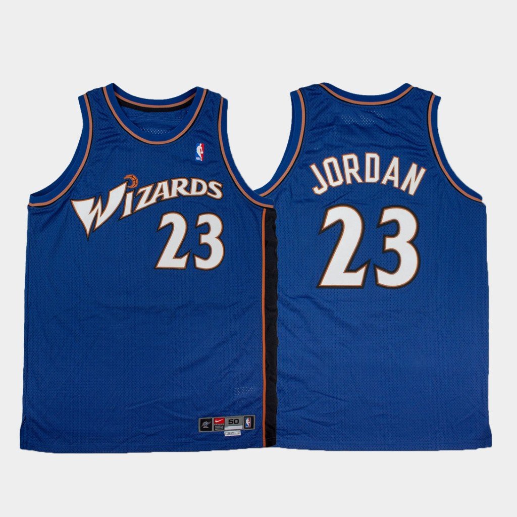 Men Michael Jordan Washington Wizards blue Jersey