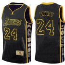 Men's Los Angeles Lakers Kobe Bryant Black Golden Edition Jersey Stitched