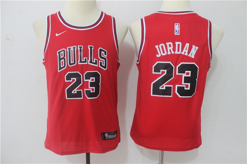 Youth kids Michael Jordan Chicago Bulls 23 jersey red
