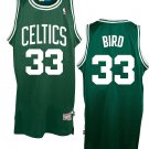 Men's   Larry Bird Boston Celtics throwback  hardwood classic Jersey green