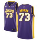 Mens  Dennis Rodman LA Lakers 73  Purple jersey