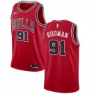 Mens  Dennis Rodman Chicago Bulls icon jersey red