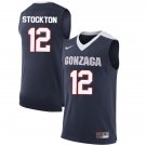 Mens John Stockton Gonzaga Bulldogs college jersey navy