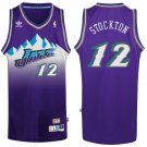 Mens  John Stockton Utah Jazz throwback jersey purple