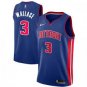 Men's Ben Wallace Detrot Pistons 3 icon jersey blue