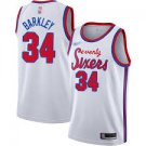 Mens /  Youth Charles Barkley philadelphia Sixers hardwood classic  jersey white
